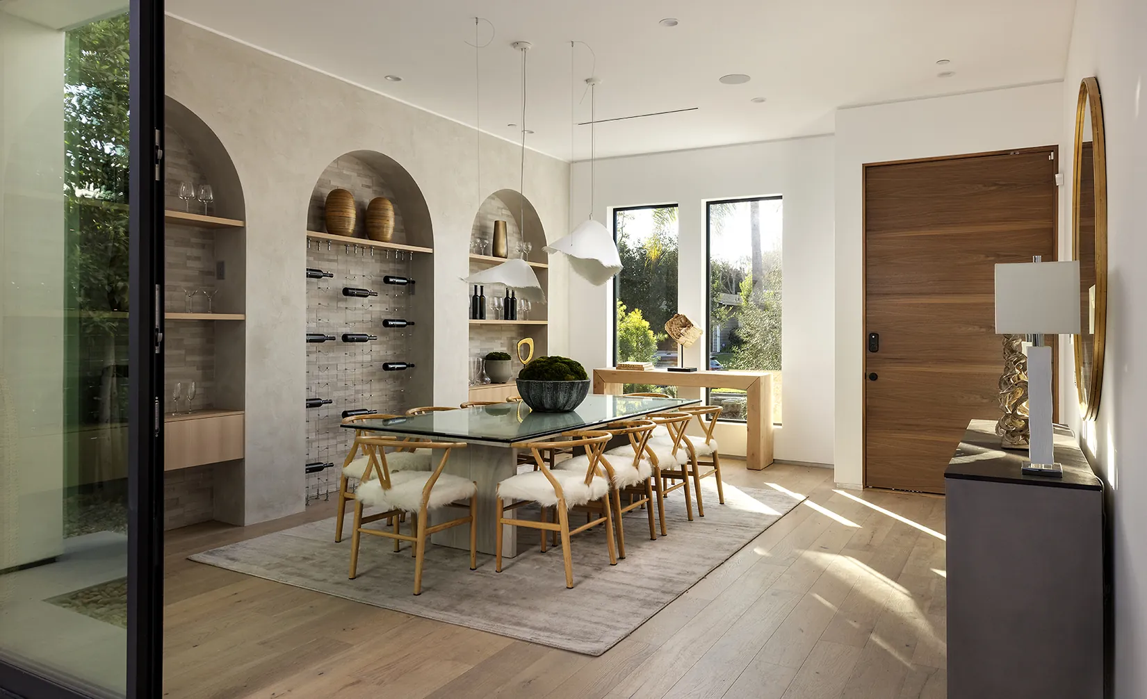 Arched Wine Display