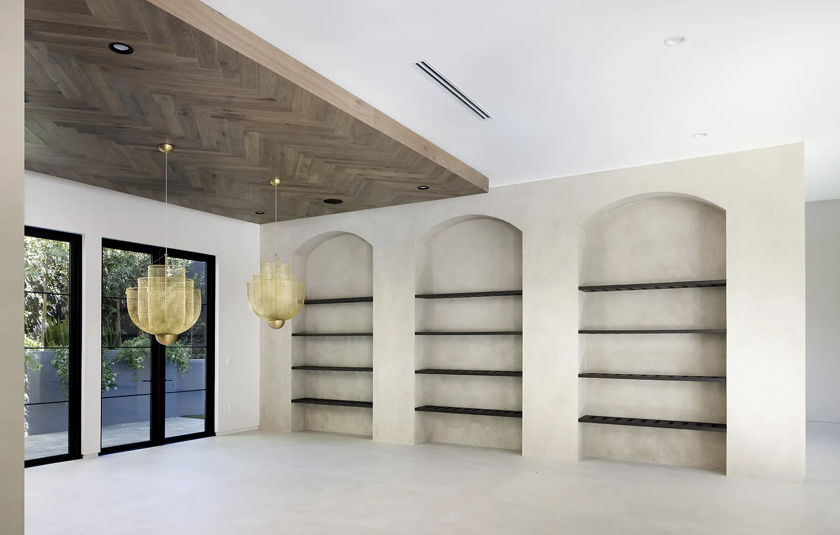 Arched Display Shelving