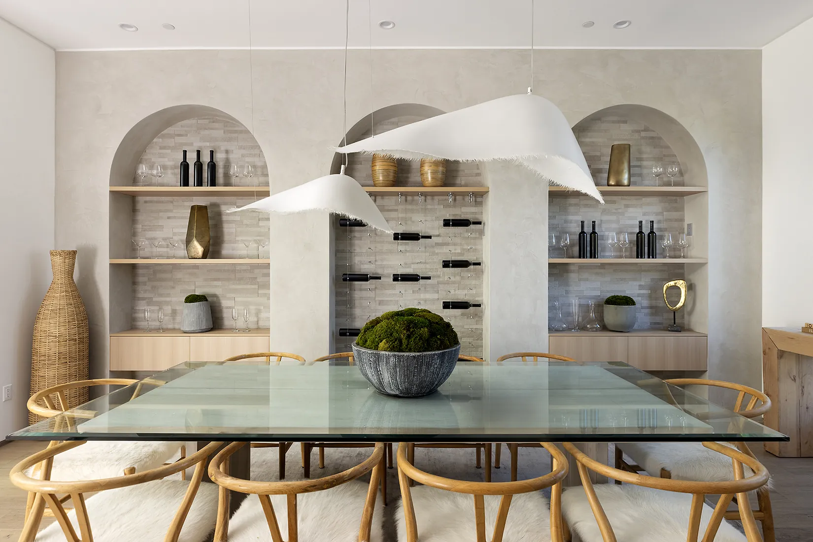 Architectural Wine Display