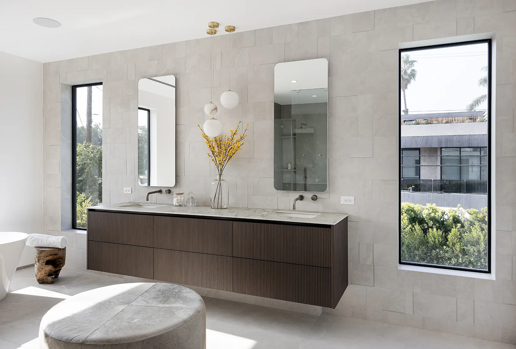 Fluted Primary Vanity