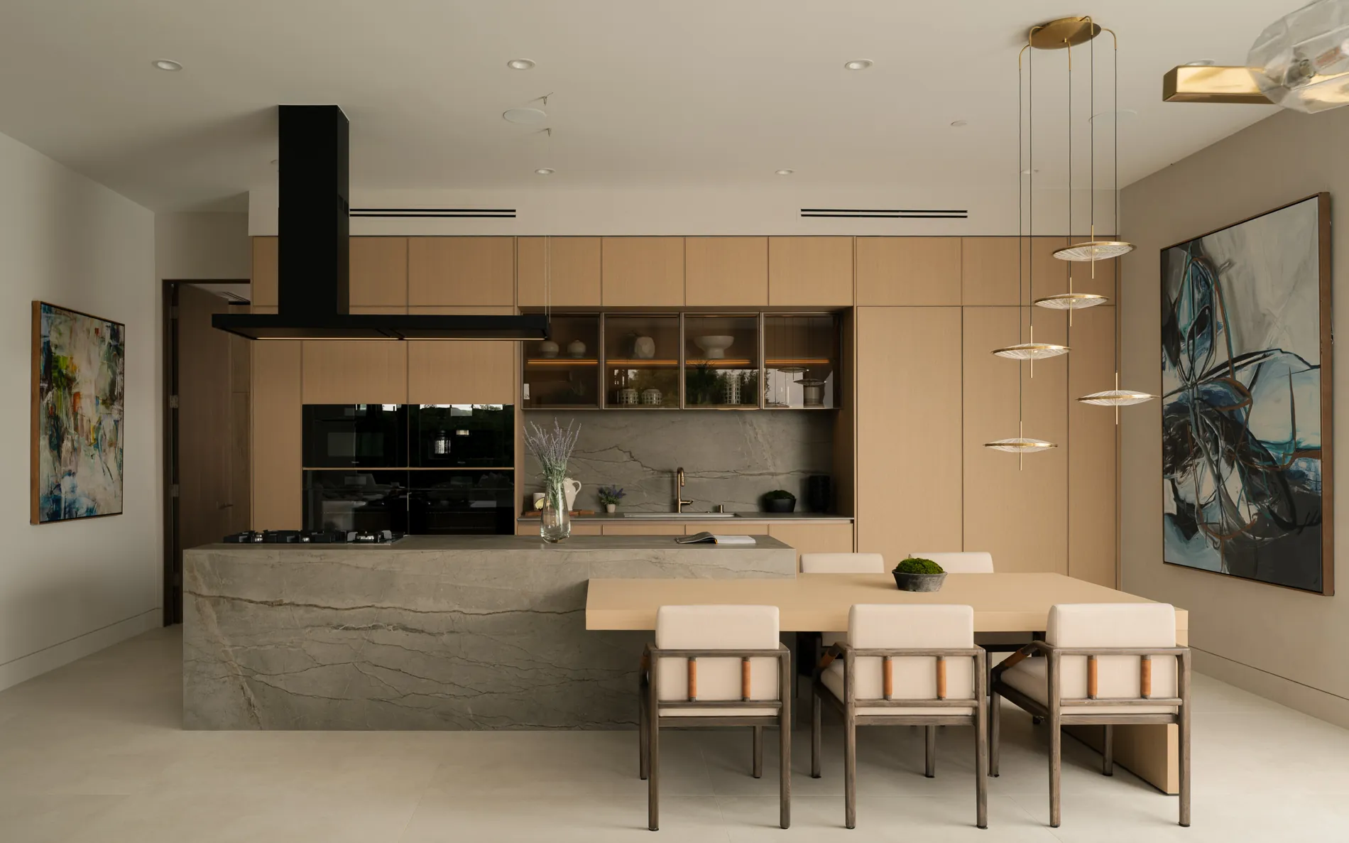 Integrated Oak Kitchen