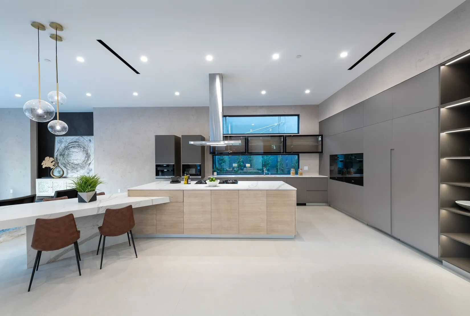 Bright Gallery Kitchen