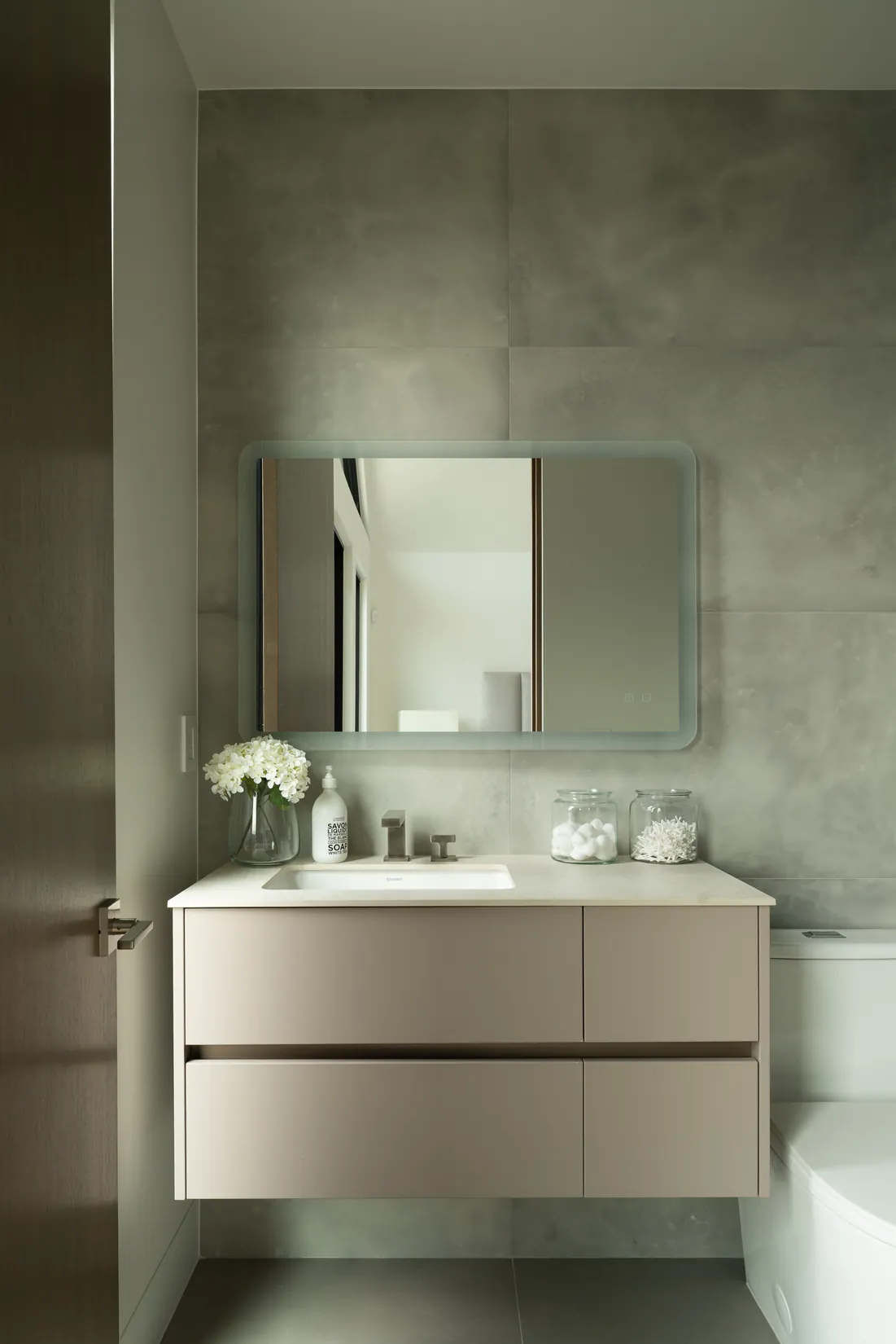 Soft Taupe Vanity